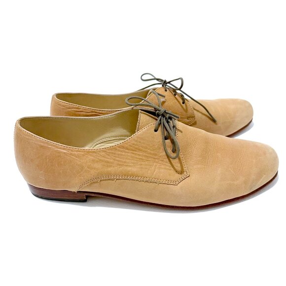 Nisolo - James Oxford - Women's 9 - nude / beige /  natural leather - Picture 2 of 7